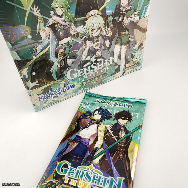 Genshin Impact DZ Tier 2 Series 1 Booster Box Trading Cards