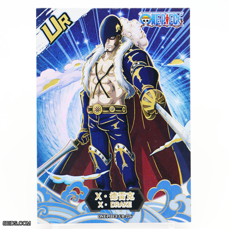 X-Drake One Piece UR Anime Collectable Thick Card Insert Card Rare