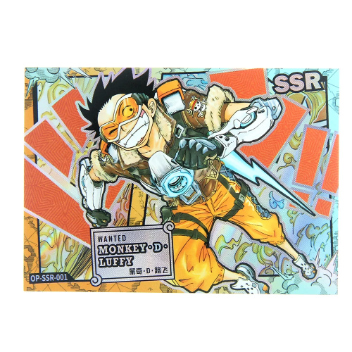 One Piece x Borderlands Monkey D Luffy SSR 001 Trading Card